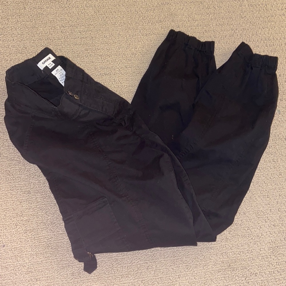Garage Black Cargo Pants